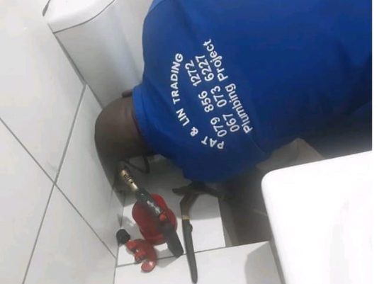 Pat and Lin plumber at work