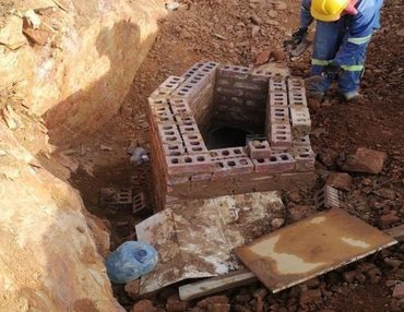Manhole brickwork