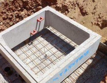 Precast reinforced water manhole