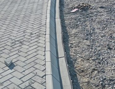 Paving and kerbs